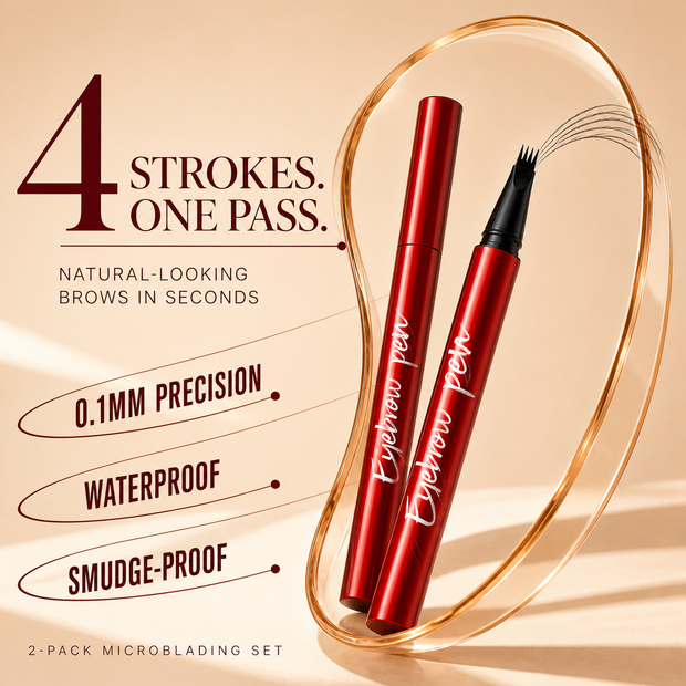 2-Pack 4-Tip Microblading Brow Pens