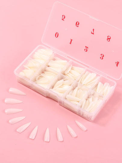 Long Stiletto Nail Tips — 500 Pieces — image 4