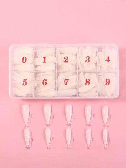 Long Stiletto Nail Tips — 500 Pieces — image 5