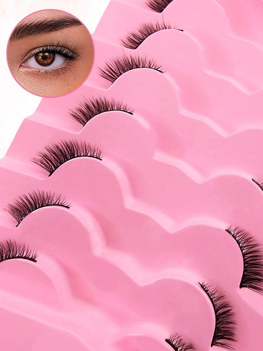 Cat-Eye Half Strip Lashes — 7 Pairs — image 3
