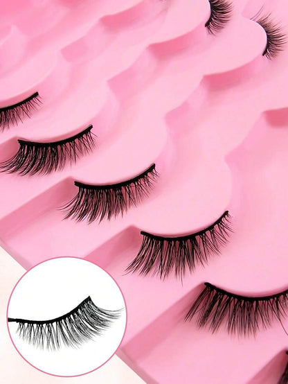 Cat-Eye Half Strip Lashes — 7 Pairs — image 5
