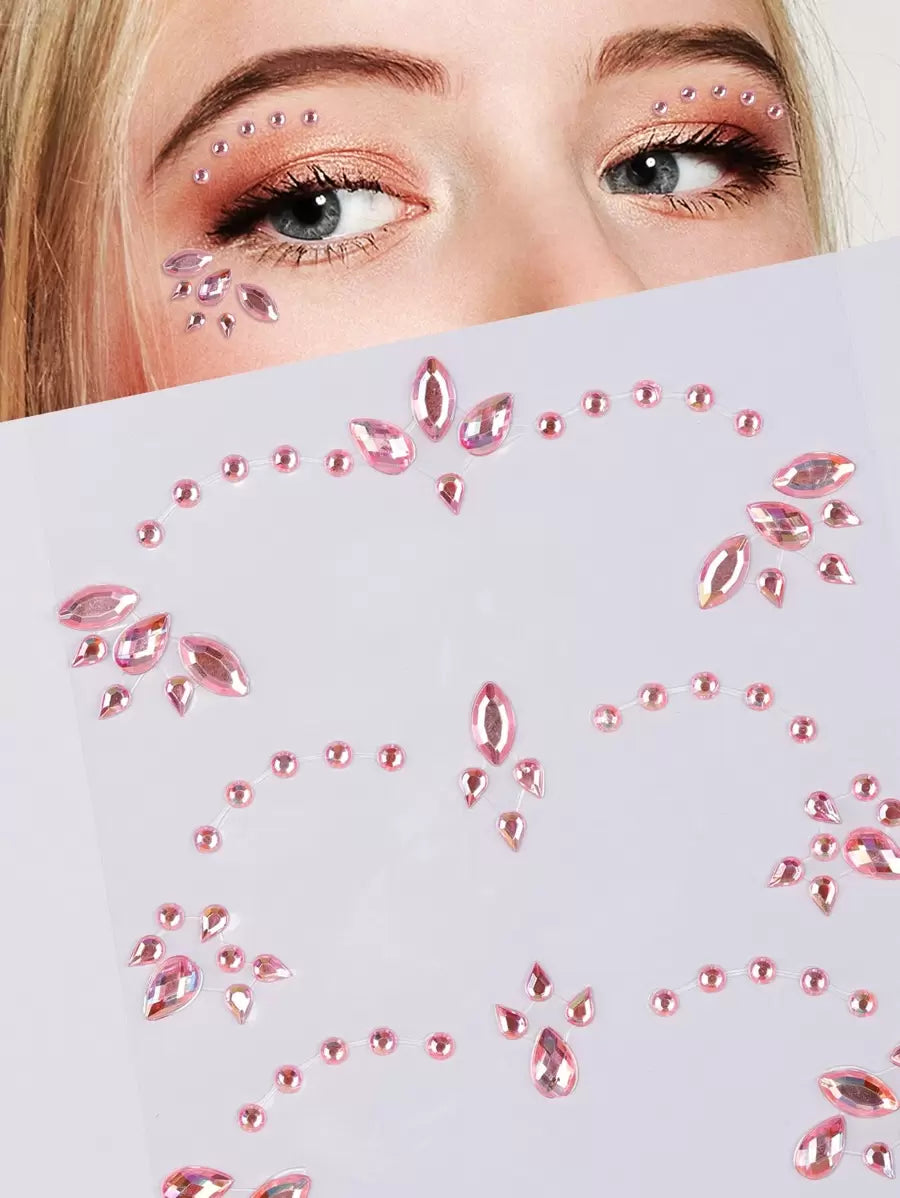 Faux Gemstone Face Stickers — image 1