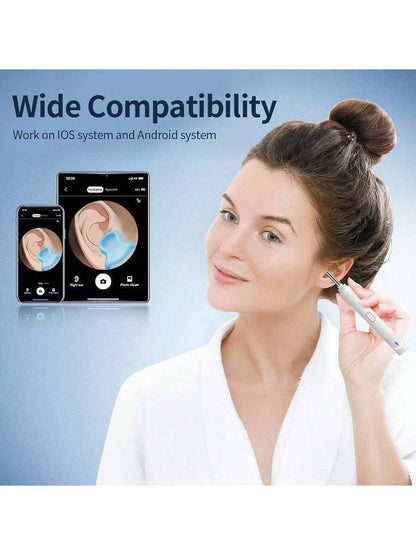 Ear Wax Removal With 5 Ear Scoop, Ear Cleaner With Camera,Ear Wax Remover Tool, Rechargeable Earwax Removal Kit For Adults