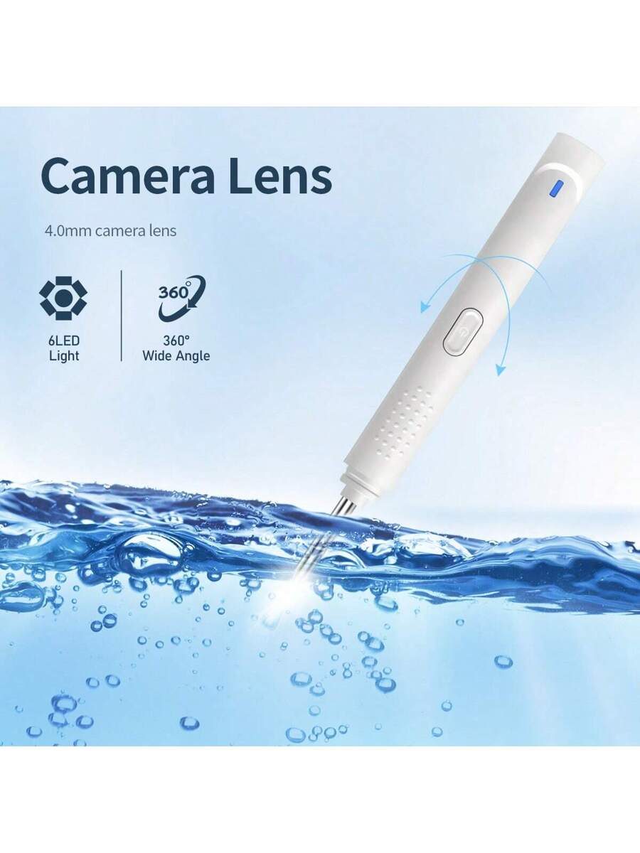 Ear Wax Removal With 5 Ear Scoop, Ear Cleaner With Camera,Ear Wax Remover Tool, Rechargeable Earwax Removal Kit For Adults