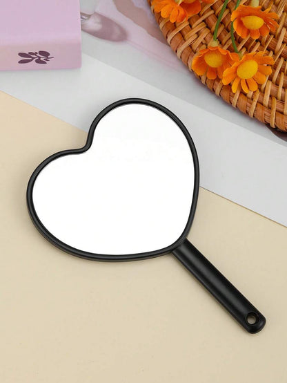 Heart-Shaped Handheld Makeup Mirror — image 5