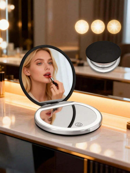 Rechargeable LED Travel Makeup Mirror — image 3