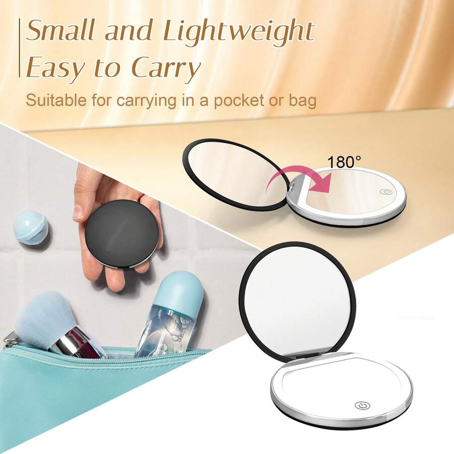 Rechargeable LED Travel Makeup Mirror — image 6