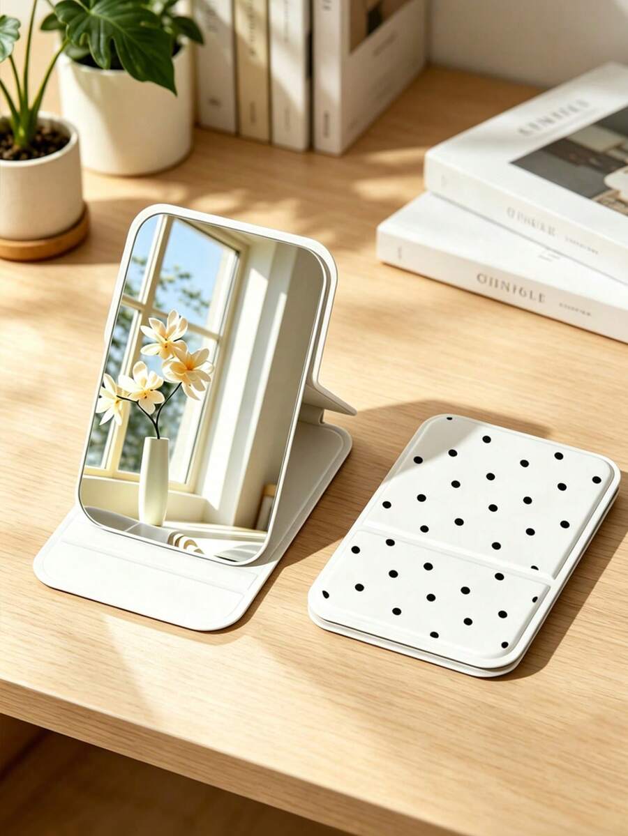 Minimalist Folding Makeup Mirror — image 1