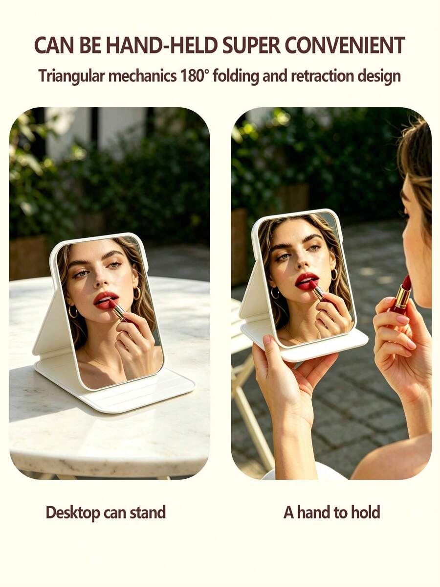 Minimalist Folding Makeup Mirror — image 9