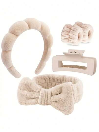 Sponge Hairband Set — 5 Pieces — image 2