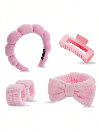 Sponge Hairband Set — 5 Pieces — image 8