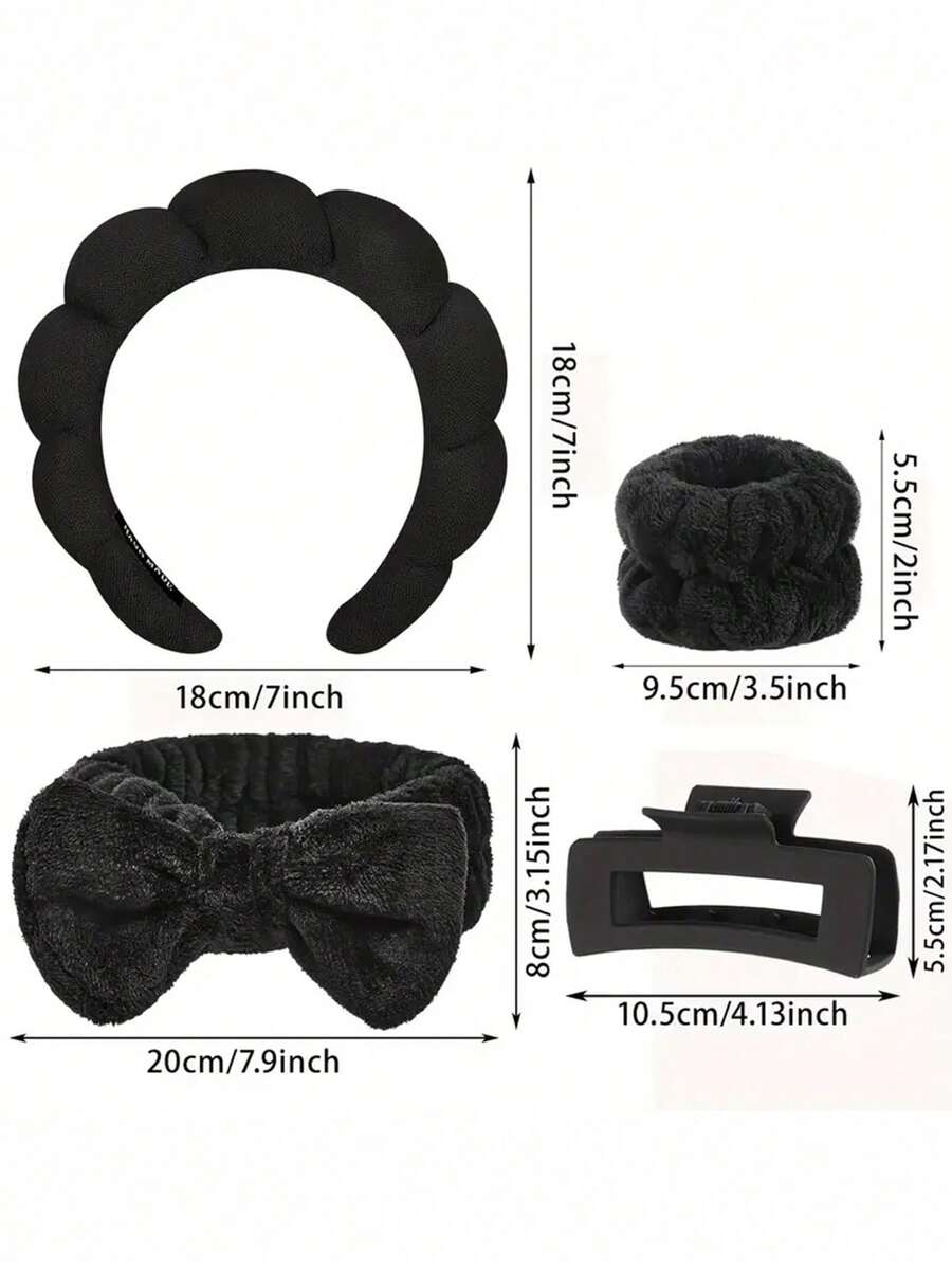 Sponge Hairband Set — 5 Pieces — image 4