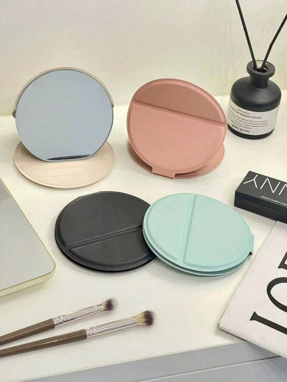 Mini Round Folding Pocket Mirror — image 4
