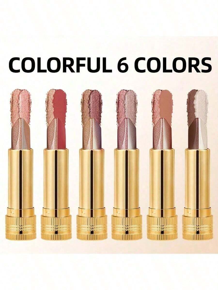 Eyeshadow Stick, Durable, Waterproof And Sweat-Proof, With Built-In Pearlescent Effect, Magnifies Eyes, Swivel Design, Can Be Layered, Suitable For Beginners, Easy To Carry, Suitable For All Makeup Looks