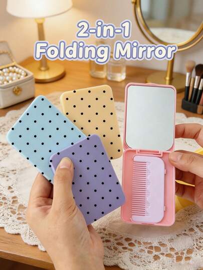 Minimalist Folding Makeup Mirror — image 4
