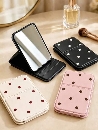 Leopard Print Folding Makeup Mirror — image 6