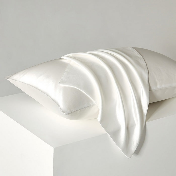 White satin pillowcase — select pack quantity