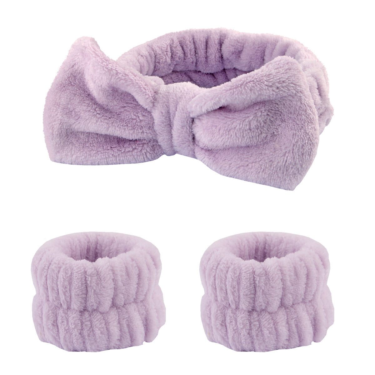 Purple — Headband and two wristbands
