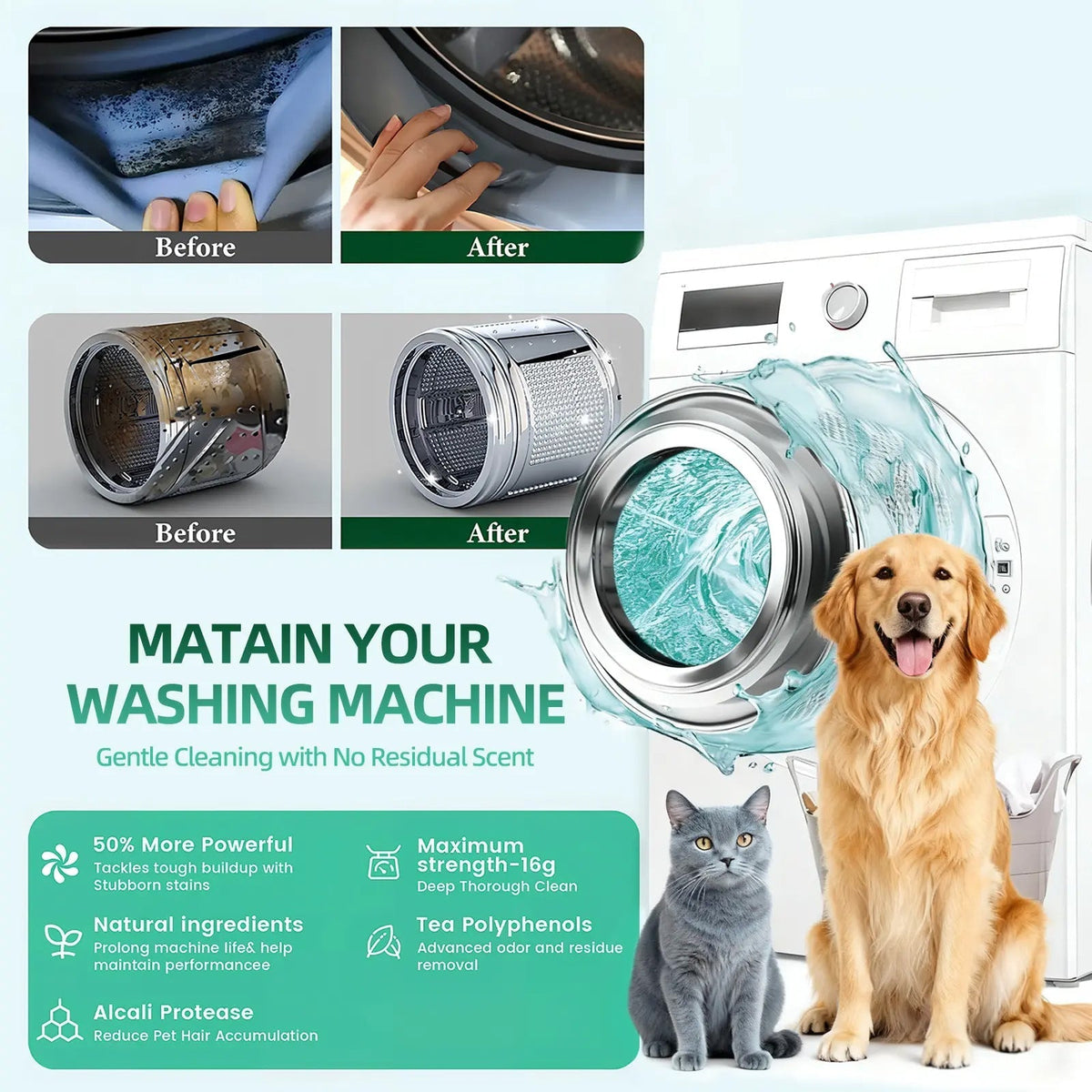 ANTELIT Washing Machine Cleaning Tablets — 24 Pack — image 2