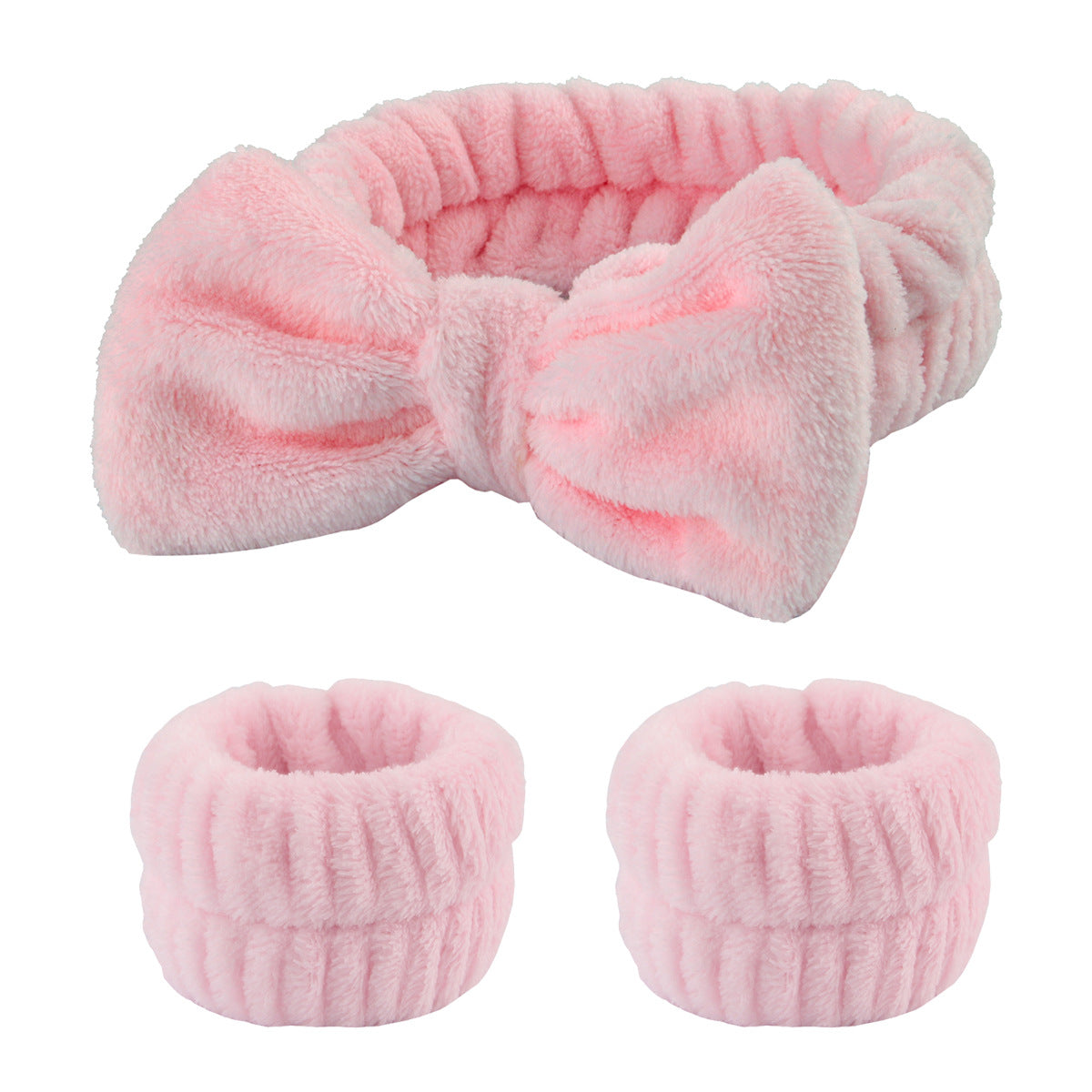 Pink — Headband and two wristbands