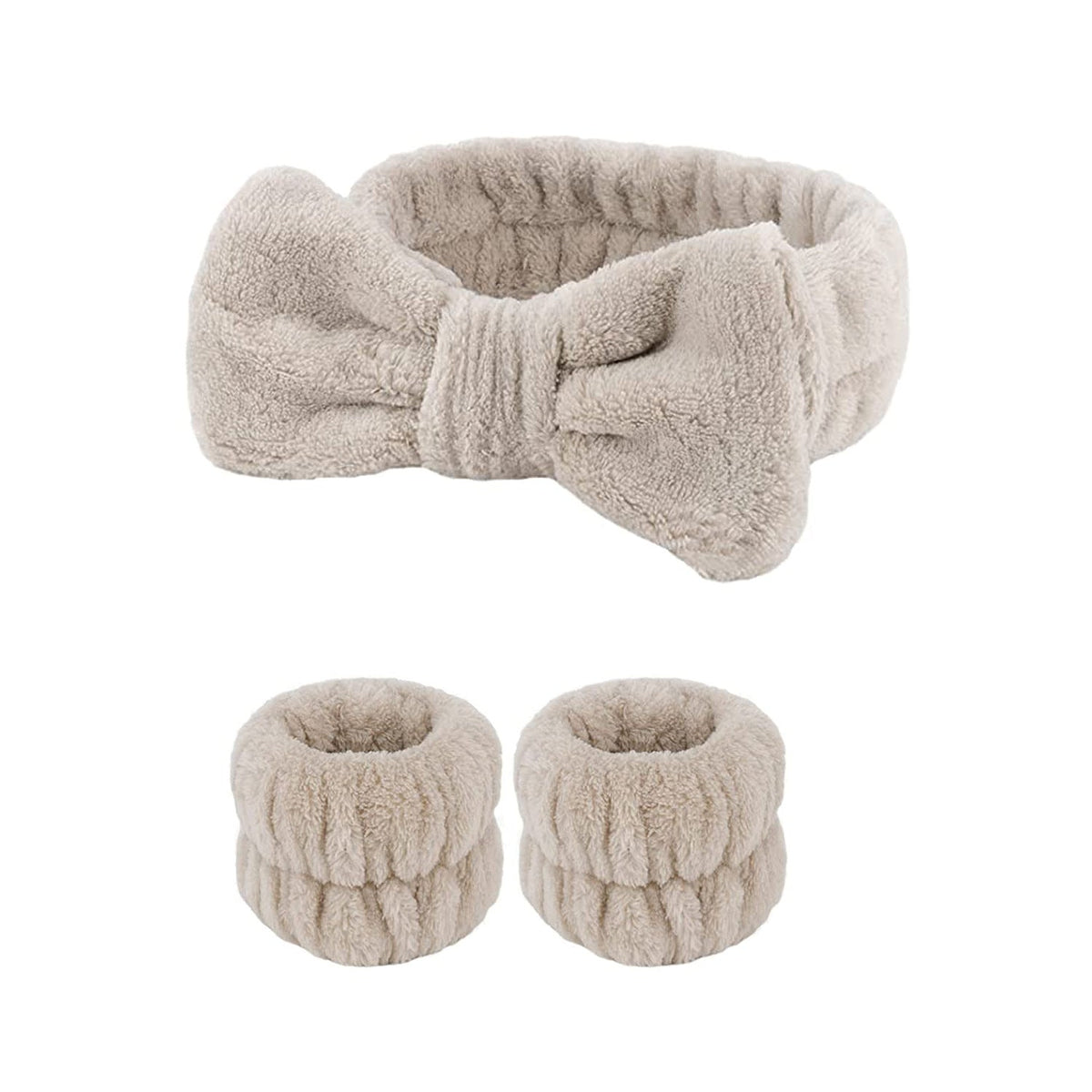 Taupe — Headband and two wristbands