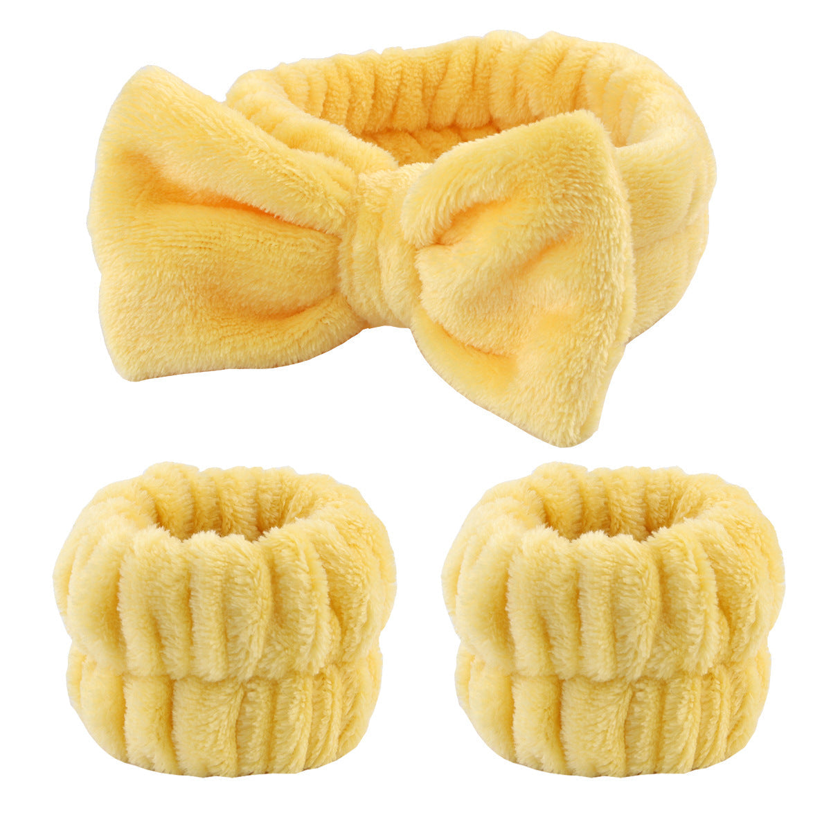 Yellow — Headband and two wristbands