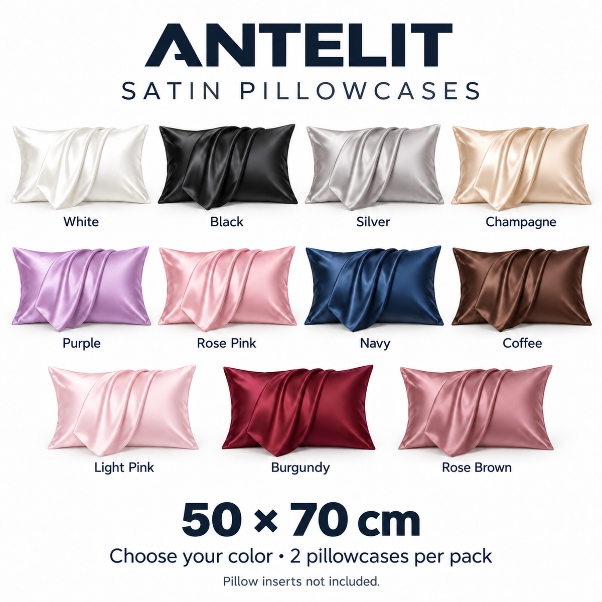 ANTELIT Satin Pillowcases — Gift — ANTELIT branded product guide